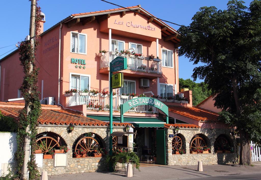 Logis Hotel Restaurant Les Charmettes Argelès-sur-Mer Kültér fotó